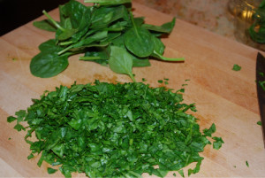 Boyuz or Bulemas with Spinach